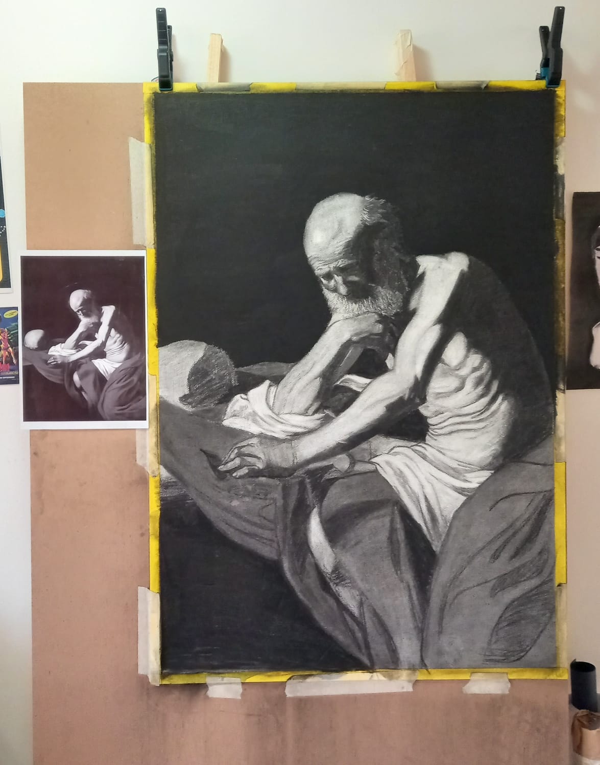 Saint Jerome in meditation